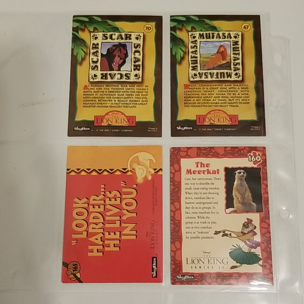 ๐3/$25! Lion King 90's Disney SkyBox cards - Picture 9 of 9